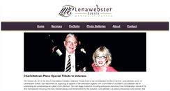 Desktop Screenshot of lenawebsterevents.com